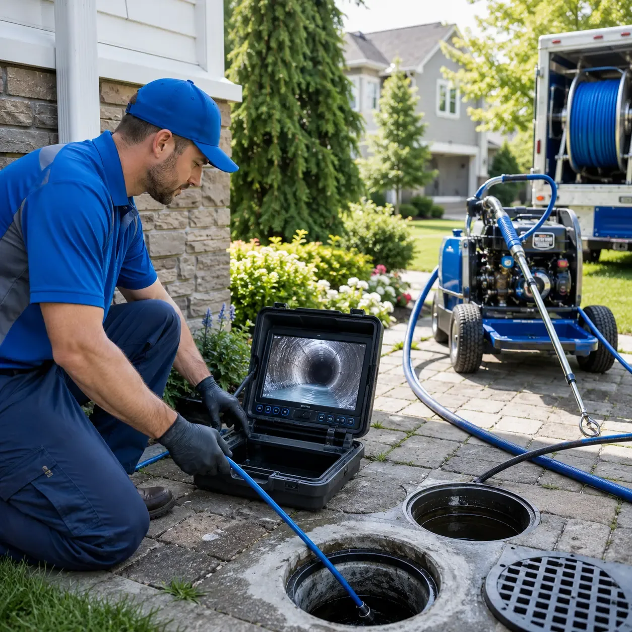 Outdoor drain cleaning professionals serving Culloden, GA